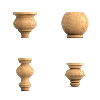 Turned furniture legs
